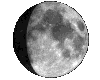 Mond, Phase: 75%, zunehmend