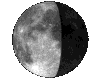 Mond, Phase: 65%, abnehmend