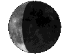 Mond, Phase: 26%, abnehmend