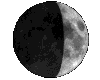 Mond, Phase: 36%, zunehmend