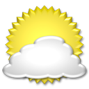 leicht bewölkt  * Niederschlagswahrscheinlichkeit 0% * Wind: 7.0km/h aus O * Zeitraum: 08:00 bis 13:00